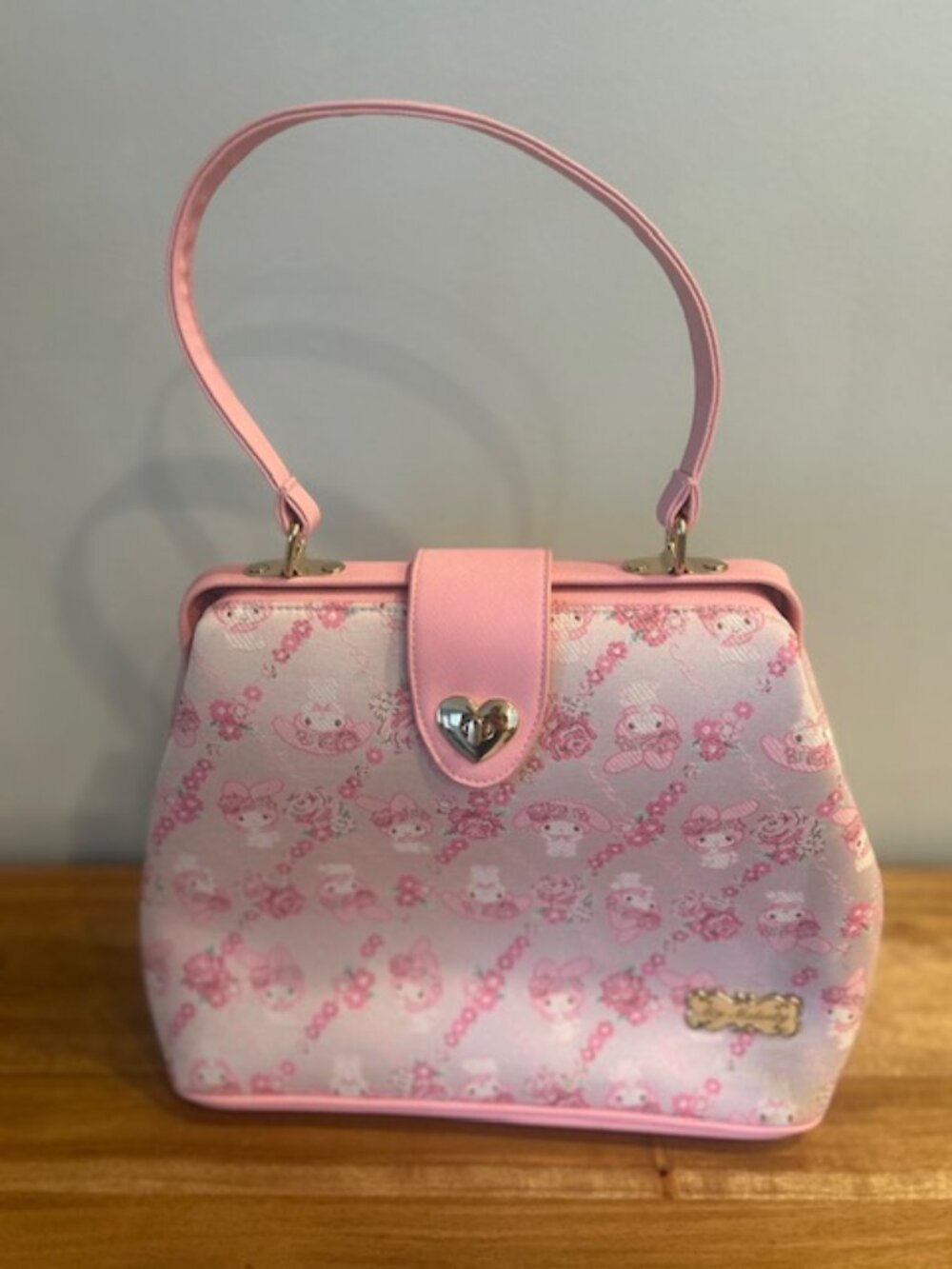 Sandro Paris x Sanrio My Melody Pink Top Handle Bag | Kawaii Character Purse